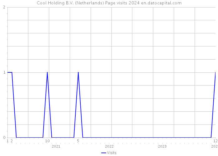 Cool Holding B.V. (Netherlands) Page visits 2024 