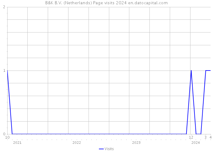 B&K B.V. (Netherlands) Page visits 2024 
