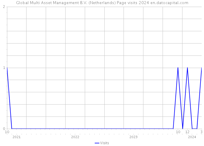 Global Multi Asset Management B.V. (Netherlands) Page visits 2024 