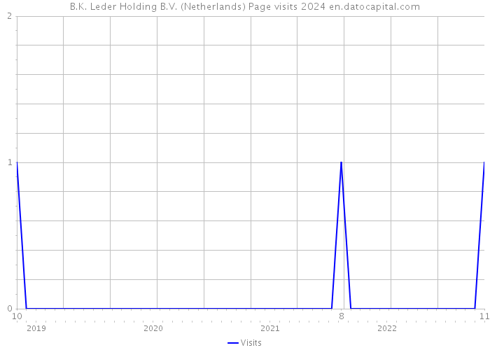 B.K. Leder Holding B.V. (Netherlands) Page visits 2024 
