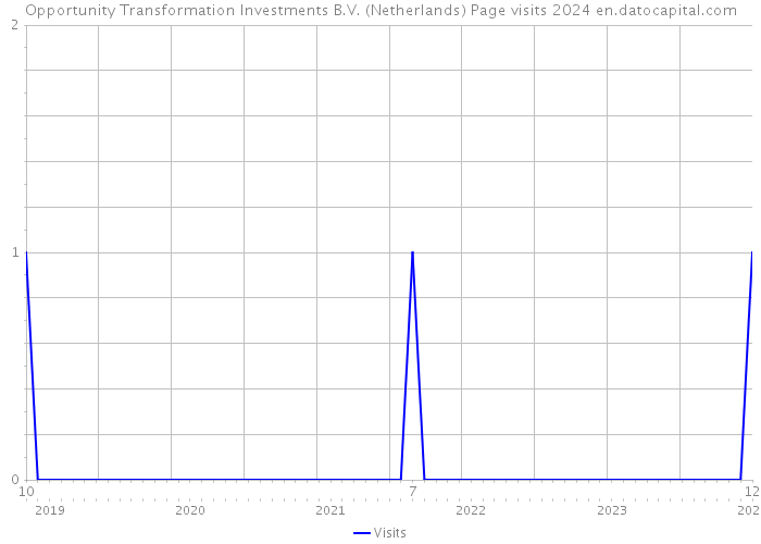 Opportunity Transformation Investments B.V. (Netherlands) Page visits 2024 