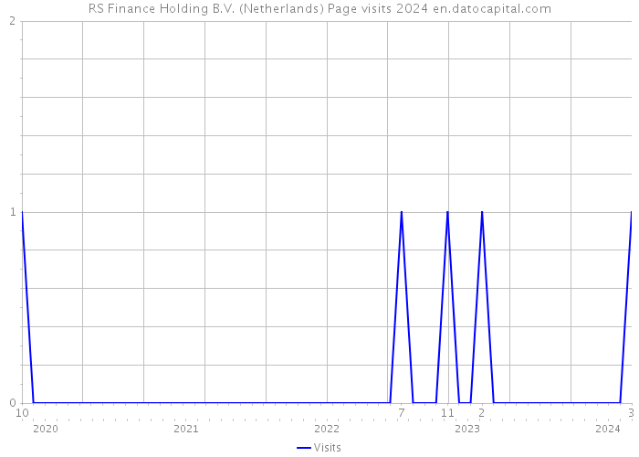 RS Finance Holding B.V. (Netherlands) Page visits 2024 