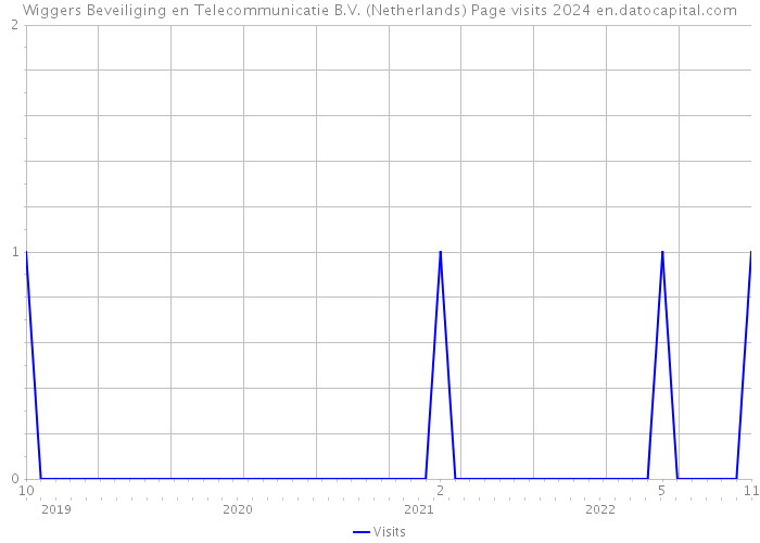 Wiggers Beveiliging en Telecommunicatie B.V. (Netherlands) Page visits 2024 
