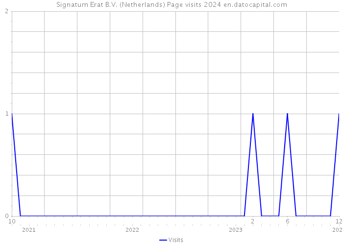 Signatum Erat B.V. (Netherlands) Page visits 2024 