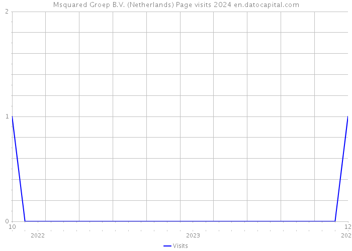 Msquared Groep B.V. (Netherlands) Page visits 2024 