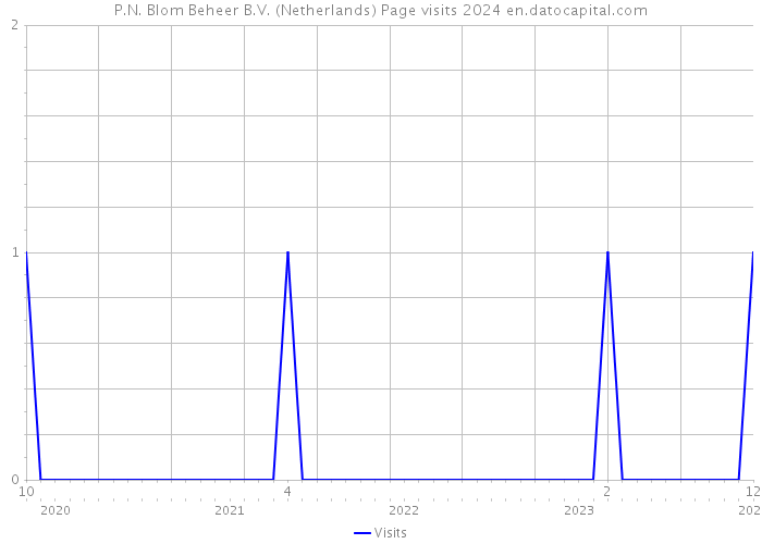 P.N. Blom Beheer B.V. (Netherlands) Page visits 2024 