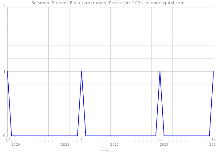 Buisman-Ritzema B.V. (Netherlands) Page visits 2024 