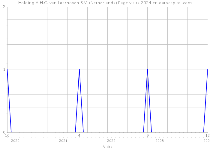 Holding A.H.C. van Laarhoven B.V. (Netherlands) Page visits 2024 