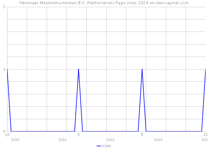 Havenaar Meetinstrumenten B.V. (Netherlands) Page visits 2024 