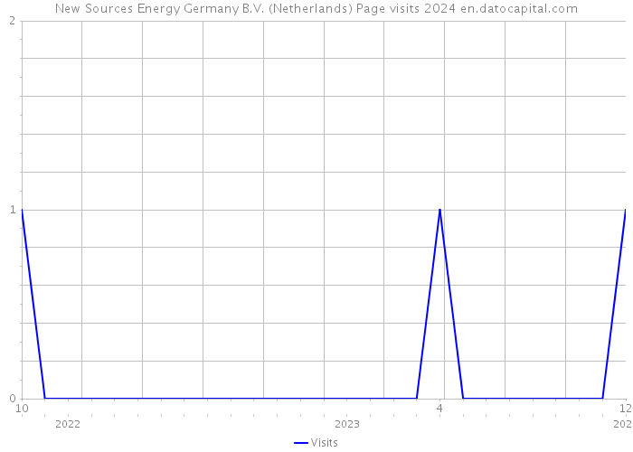 New Sources Energy Germany B.V. (Netherlands) Page visits 2024 