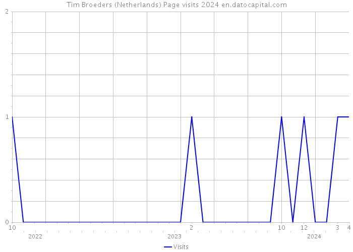 Tim Broeders (Netherlands) Page visits 2024 