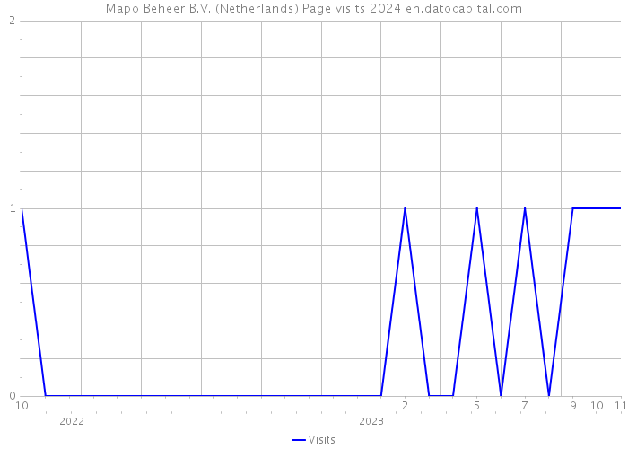 Mapo Beheer B.V. (Netherlands) Page visits 2024 
