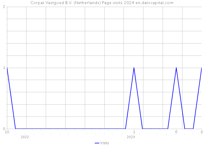 Corpat Vastgoed B.V. (Netherlands) Page visits 2024 