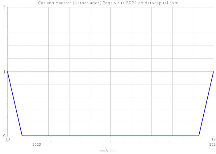 Cas van Haaster (Netherlands) Page visits 2024 