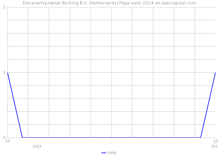 Dierenartspraktijk Becking B.V. (Netherlands) Page visits 2024 