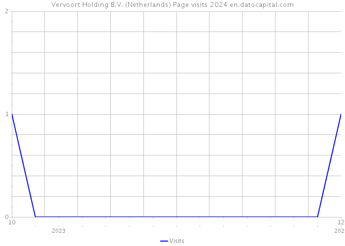 Vervoort Holding B.V. (Netherlands) Page visits 2024 