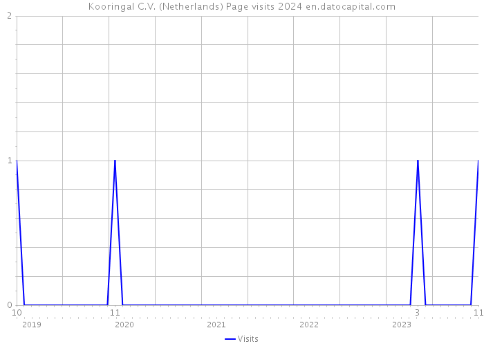 Kooringal C.V. (Netherlands) Page visits 2024 