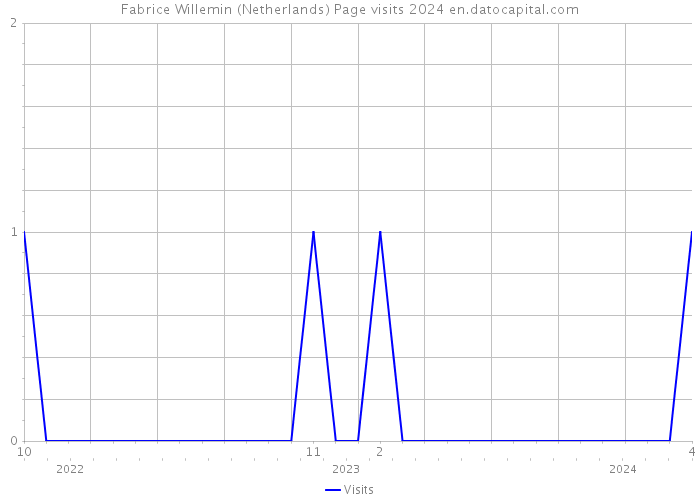 Fabrice Willemin (Netherlands) Page visits 2024 