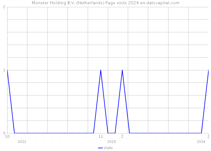 Monster Holding B.V. (Netherlands) Page visits 2024 