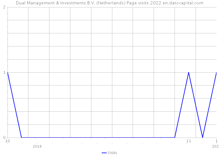 Dual Management & Investments B.V. (Netherlands) Page visits 2022 
