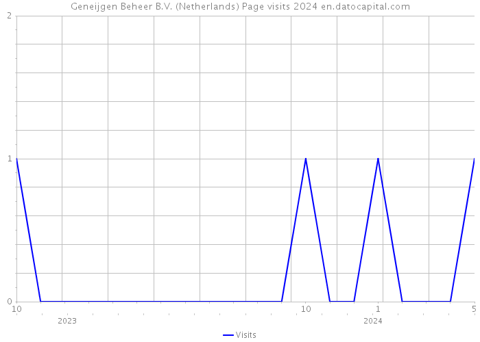 Geneijgen Beheer B.V. (Netherlands) Page visits 2024 