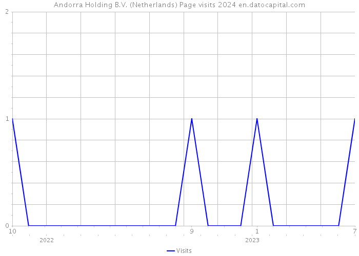 Andorra Holding B.V. (Netherlands) Page visits 2024 