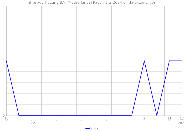 Infrarood Heating B.V. (Netherlands) Page visits 2024 