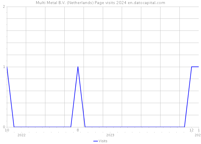 Multi Metal B.V. (Netherlands) Page visits 2024 