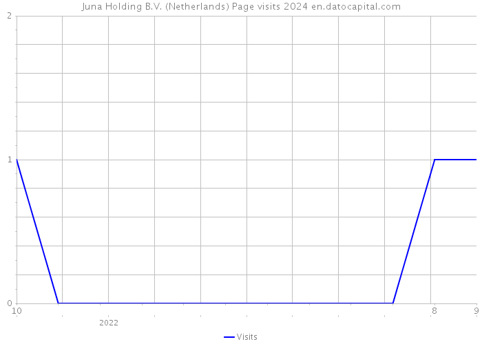 Juna Holding B.V. (Netherlands) Page visits 2024 