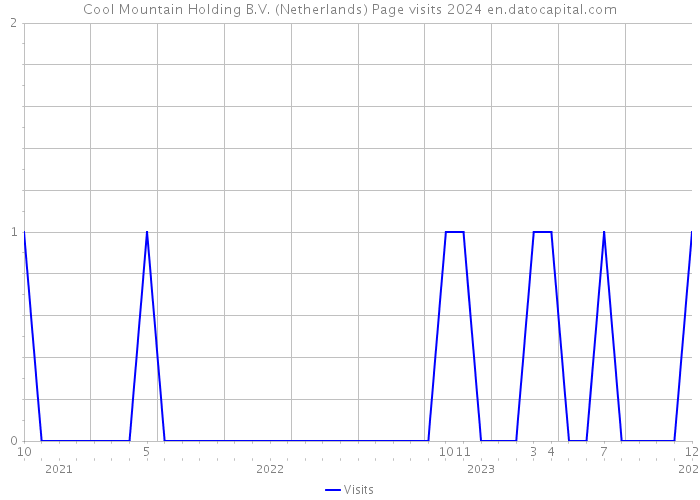 Cool Mountain Holding B.V. (Netherlands) Page visits 2024 