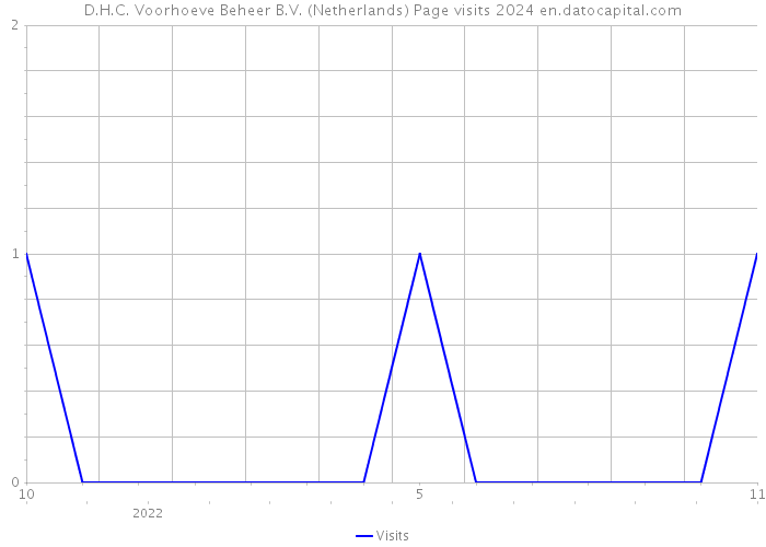 D.H.C. Voorhoeve Beheer B.V. (Netherlands) Page visits 2024 