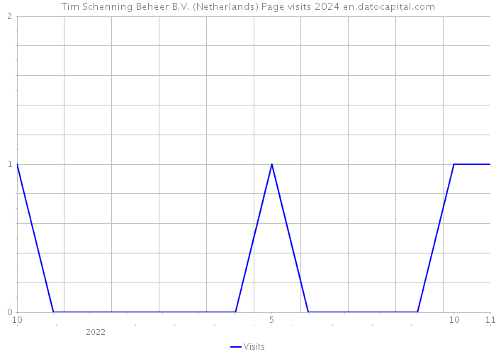 Tim Schenning Beheer B.V. (Netherlands) Page visits 2024 