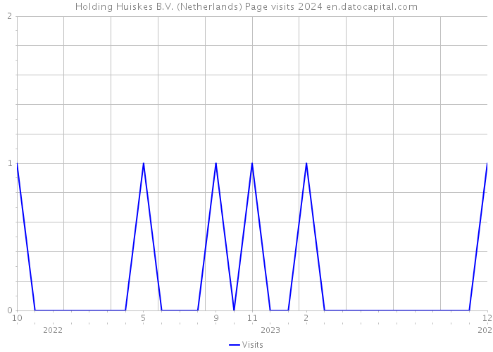 Holding Huiskes B.V. (Netherlands) Page visits 2024 