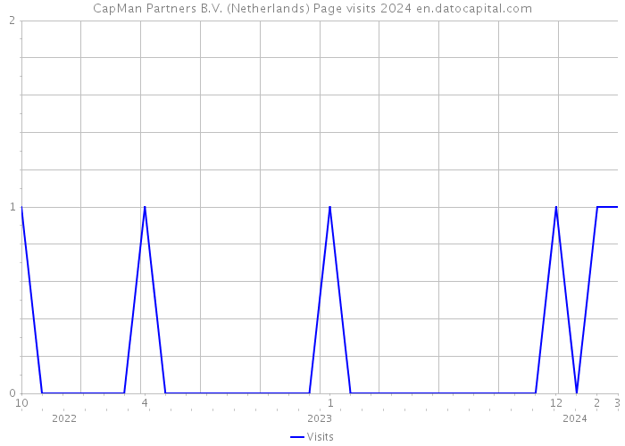 CapMan Partners B.V. (Netherlands) Page visits 2024 
