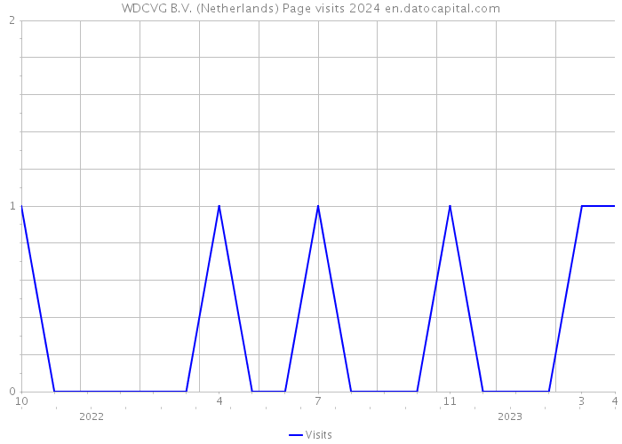 WDCVG B.V. (Netherlands) Page visits 2024 