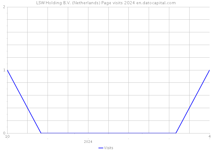 LSW Holding B.V. (Netherlands) Page visits 2024 