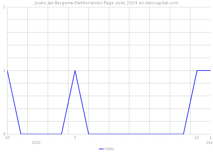 Jouke Jan Bergsma (Netherlands) Page visits 2024 