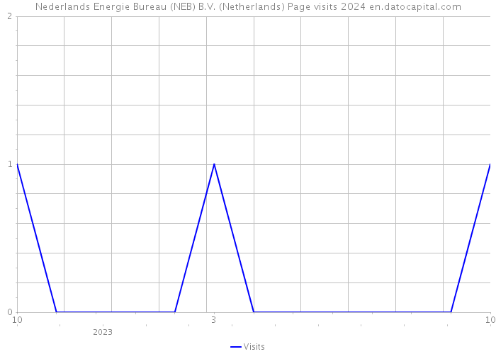 Nederlands Energie Bureau (NEB) B.V. (Netherlands) Page visits 2024 