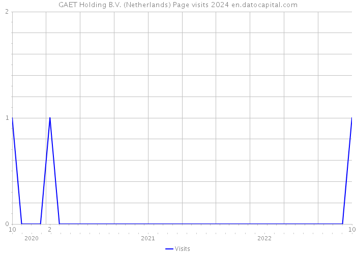 GAET Holding B.V. (Netherlands) Page visits 2024 