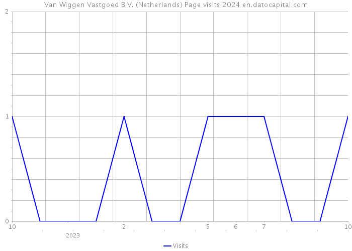 Van Wiggen Vastgoed B.V. (Netherlands) Page visits 2024 
