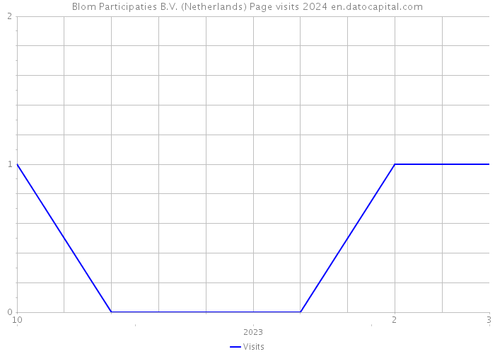 Blom Participaties B.V. (Netherlands) Page visits 2024 