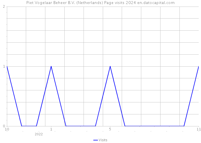 Piet Vogelaar Beheer B.V. (Netherlands) Page visits 2024 