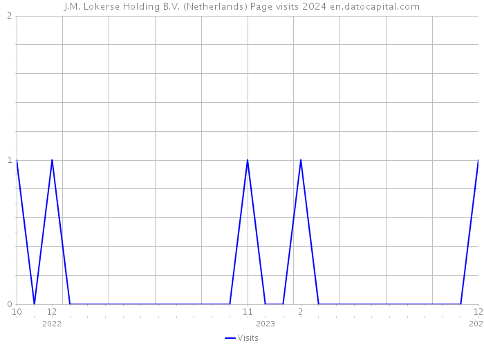 J.M. Lokerse Holding B.V. (Netherlands) Page visits 2024 