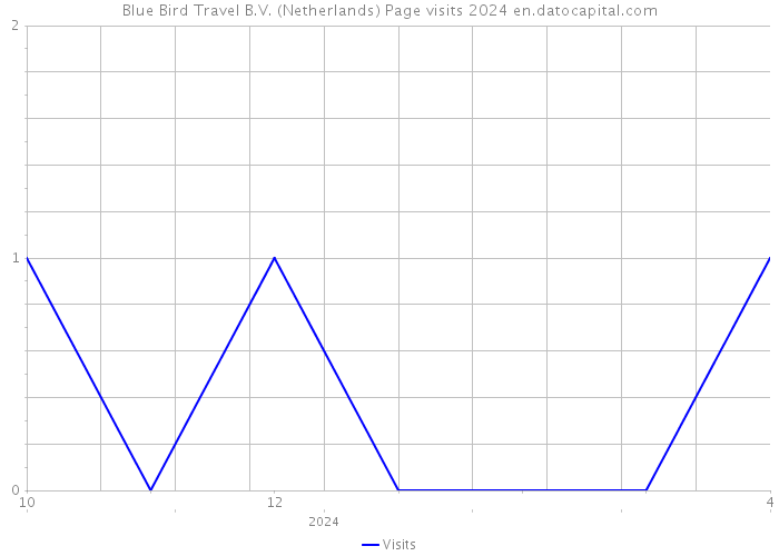 Blue Bird Travel B.V. (Netherlands) Page visits 2024 