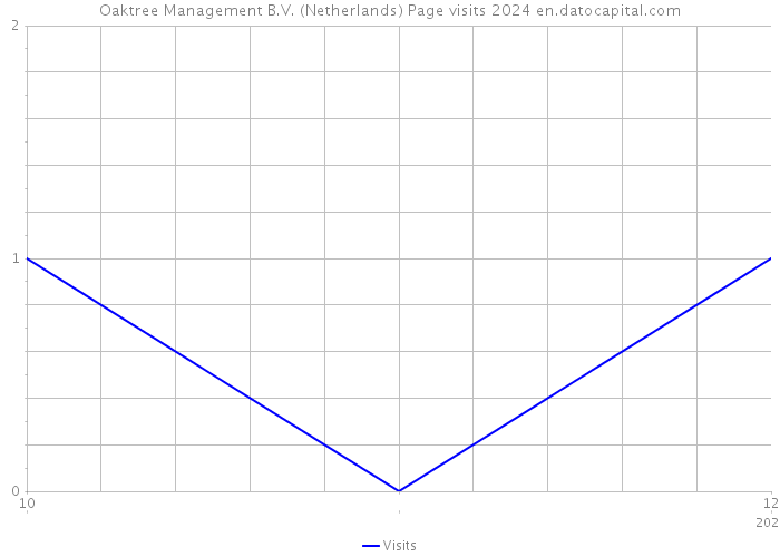 Oaktree Management B.V. (Netherlands) Page visits 2024 
