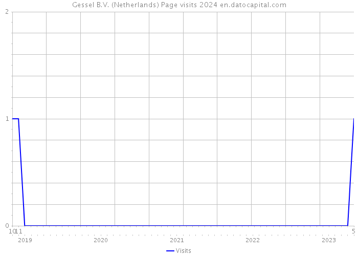 Gessel B.V. (Netherlands) Page visits 2024 