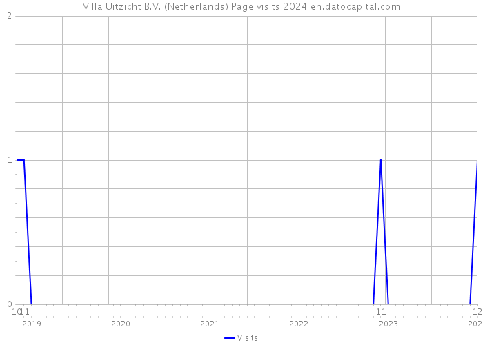 Villa Uitzicht B.V. (Netherlands) Page visits 2024 