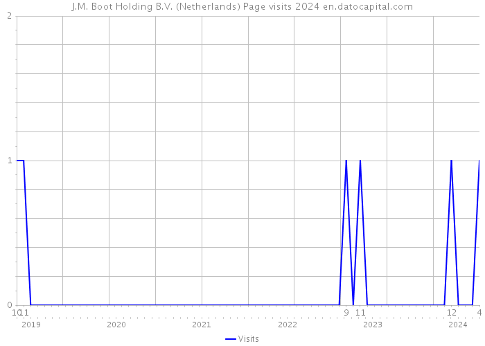 J.M. Boot Holding B.V. (Netherlands) Page visits 2024 