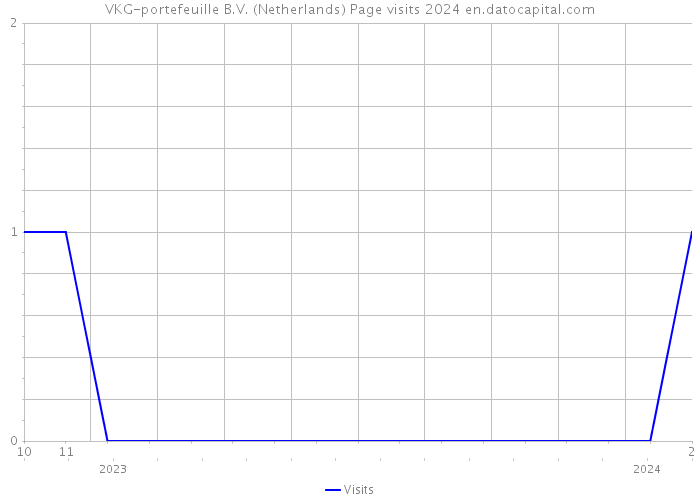 VKG-portefeuille B.V. (Netherlands) Page visits 2024 
