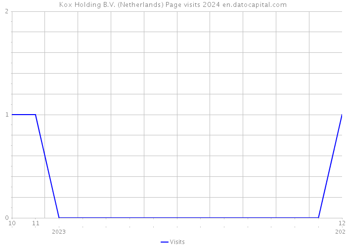Kox Holding B.V. (Netherlands) Page visits 2024 